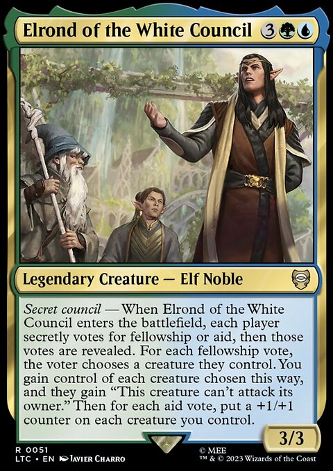 The Lord of the Rings: Tales of Middle-earth Commander Decks: Elrond of the White Council