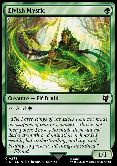 The Lord of the Rings: Tales of Middle-earth Commander Decks: Elvish Mystic
