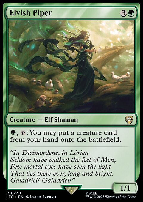 The Lord of the Rings: Tales of Middle-earth Commander Decks: Elvish Piper