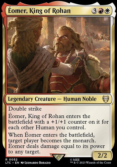 The Lord of the Rings: Tales of Middle-earth Commander Decks: Éomer, King of Rohan