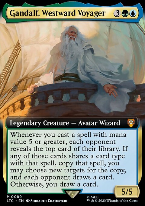 The Lord of the Rings: Tales of Middle-earth Commander Decks: Gandalf, Westward Voyager