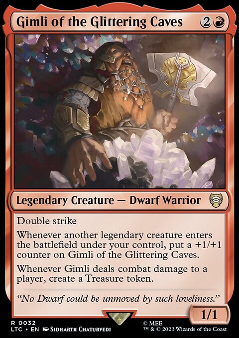 The Lord of the Rings: Tales of Middle-earth Commander Decks: Gimli of the Glittering Caves