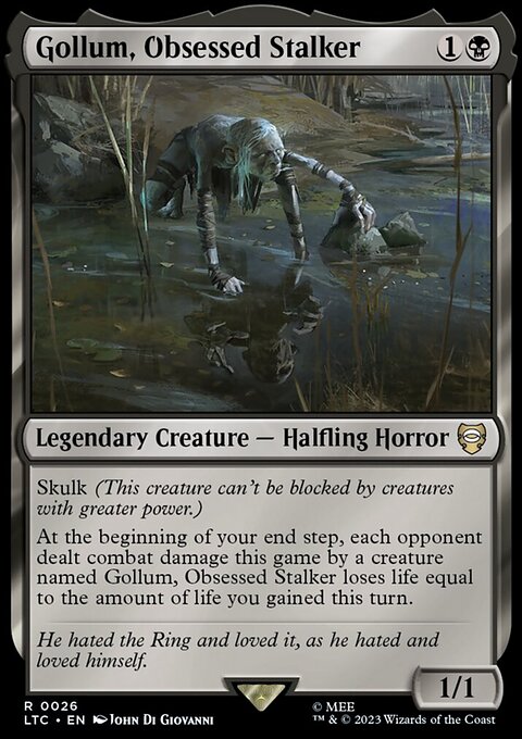 The Lord of the Rings: Tales of Middle-earth Commander Decks: Gollum, Obsessed Stalker