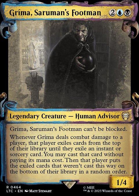 The Lord of the Rings: Tales of Middle-earth Commander Decks: Gríma, Saruman's Footman