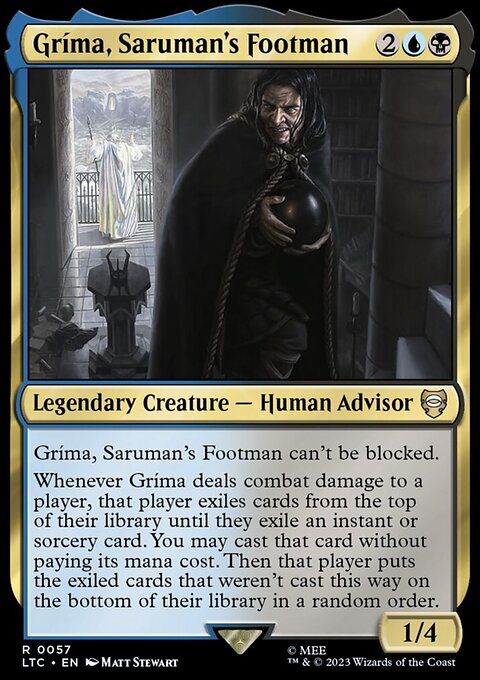 The Lord of the Rings: Tales of Middle-earth Commander Decks: Gríma, Saruman's Footman