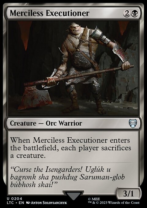 The Lord of the Rings: Tales of Middle-earth Commander Decks: Merciless Executioner