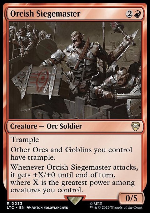 The Lord of the Rings: Tales of Middle-earth Commander Decks: Orcish Siegemaster