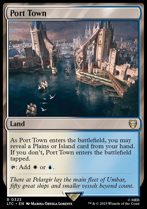 The Lord of the Rings: Tales of Middle-earth Commander Decks: Port Town