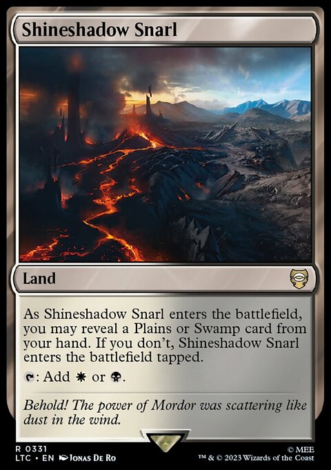The Lord of the Rings: Tales of Middle-earth Commander Decks: Shineshadow Snarl