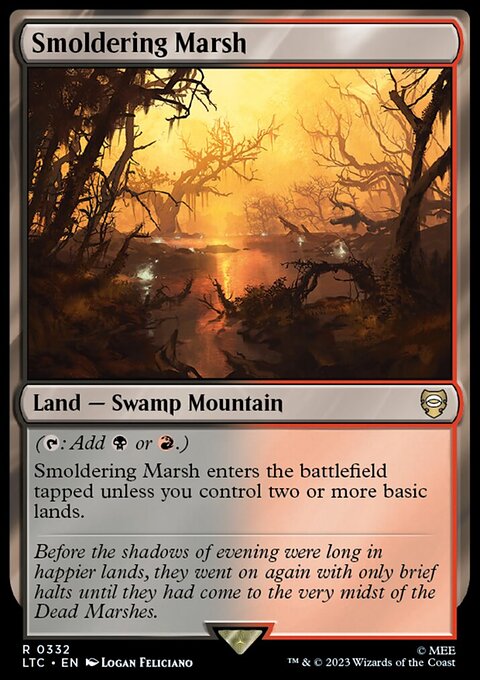 The Lord of the Rings: Tales of Middle-earth Commander Decks: Smoldering Marsh