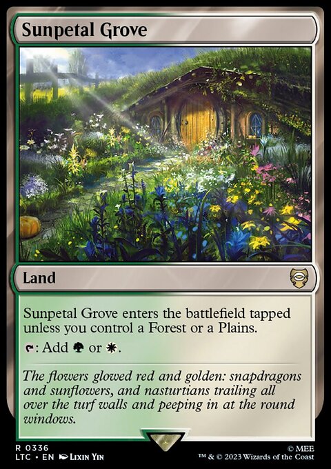 The Lord of the Rings: Tales of Middle-earth Commander Decks: Sunpetal Grove