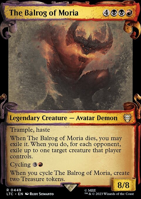 The Lord of the Rings: Tales of Middle-earth Commander Decks: The Balrog of Moria