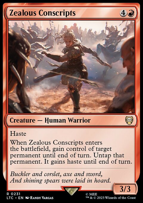 The Lord of the Rings: Tales of Middle-earth Commander Decks: Zealous Conscripts