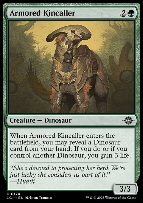 The Lost Caverns of Ixalan: Armored Kincaller