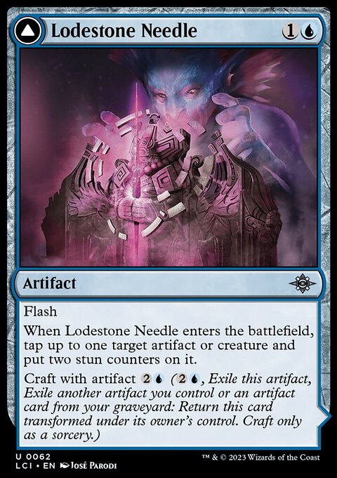 The Lost Caverns of Ixalan: Lodestone Needle // Guidestone Compass