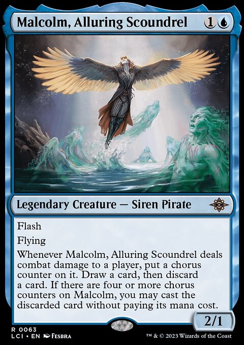 The Lost Caverns of Ixalan: Malcolm, Alluring Scoundrel