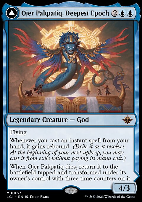 The Lost Caverns of Ixalan: Ojer Pakpatiq, Deepest Epoch // Temple of Cyclical Time