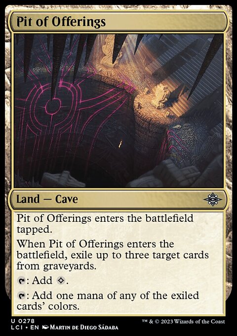 The Lost Caverns of Ixalan: Pit of Offerings