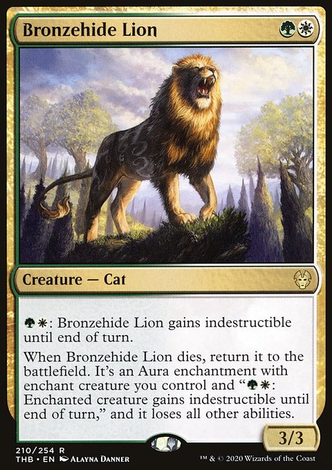 Theros Beyond Death: Bronzehide Lion