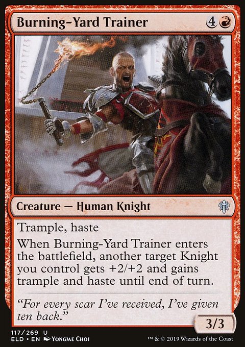 Throne of Eldraine: Burning-Yard Trainer