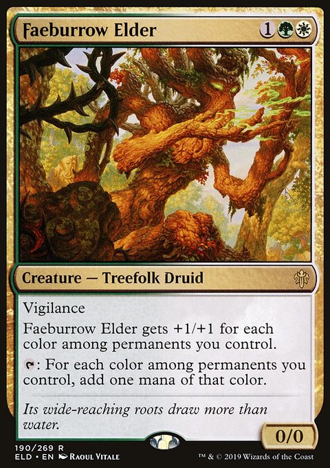 Throne of Eldraine: Faeburrow Elder