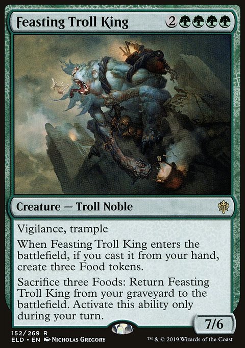 Throne of Eldraine: Feasting Troll King