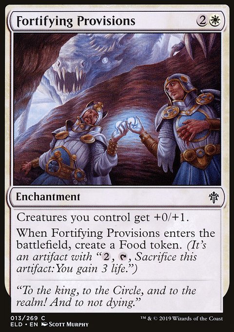 Throne of Eldraine: Fortifying Provisions