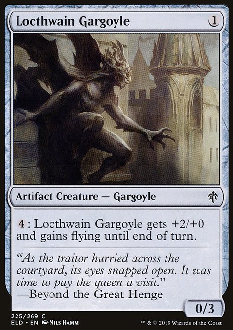Throne of Eldraine: Locthwain Gargoyle