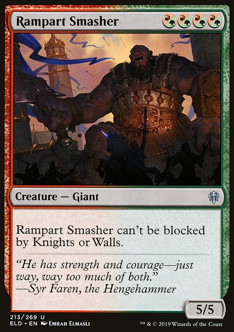 Throne of Eldraine: Rampart Smasher