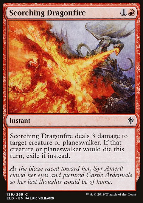 Throne of Eldraine: Scorching Dragonfire