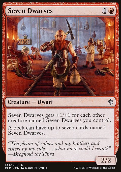 Throne of Eldraine: Seven Dwarves