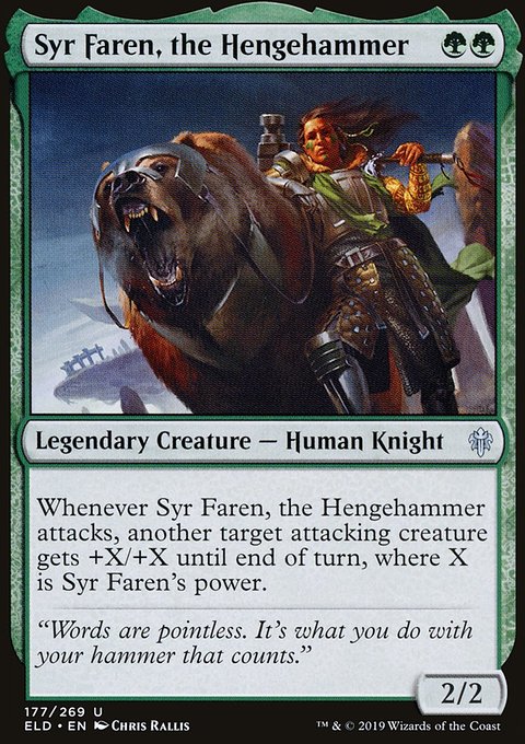 Throne of Eldraine: Syr Faren, the Hengehammer