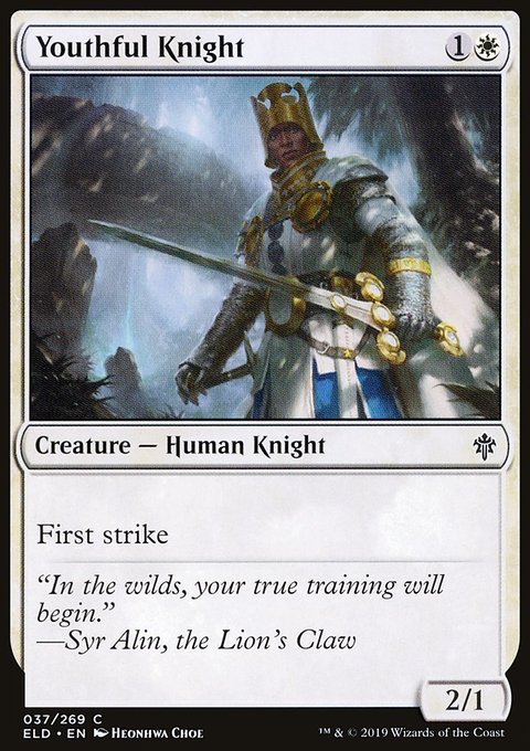 Throne of Eldraine: Youthful Knight