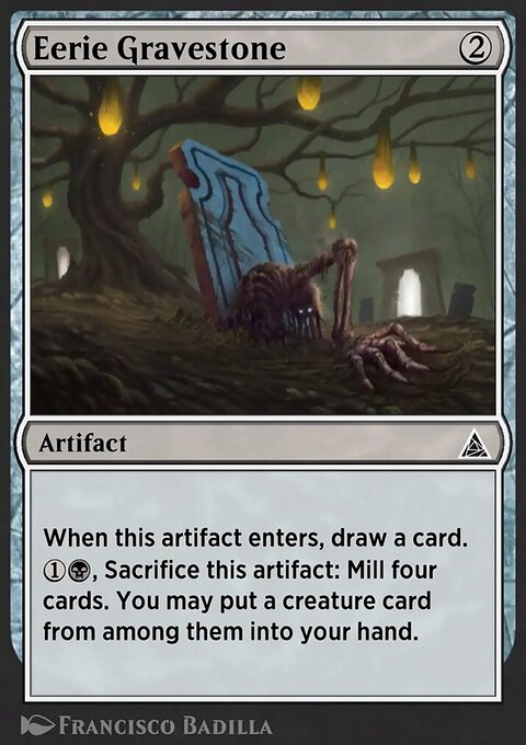 Through the Omenpaths: Eerie Gravestone