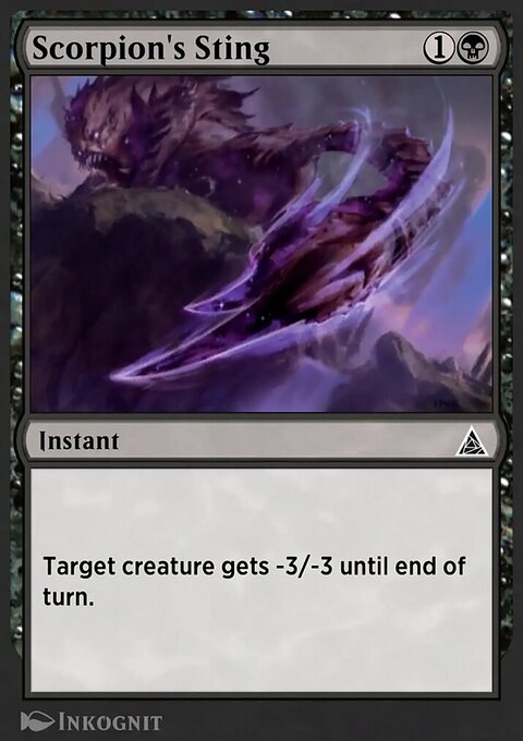 Through the Omenpaths: Scorpion's Sting