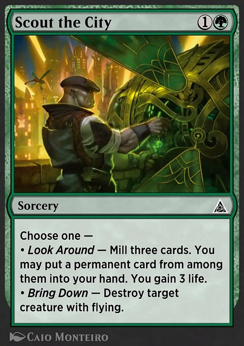 Through the Omenpaths: Scout the City