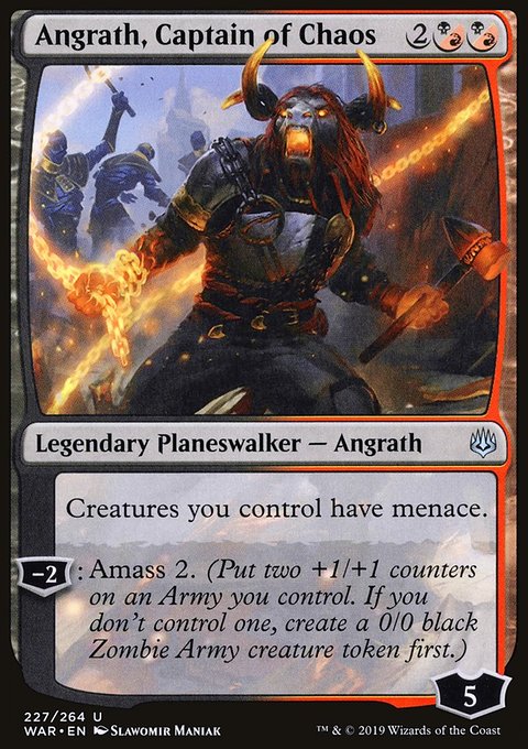 War of the Spark: Angrath, Captain of Chaos