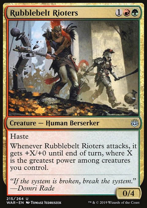 War of the Spark: Rubblebelt Rioters