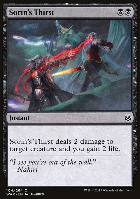 War of the Spark: Sorin's Thirst