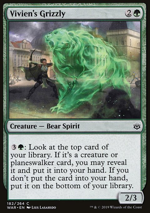 War of the Spark: Vivien's Grizzly
