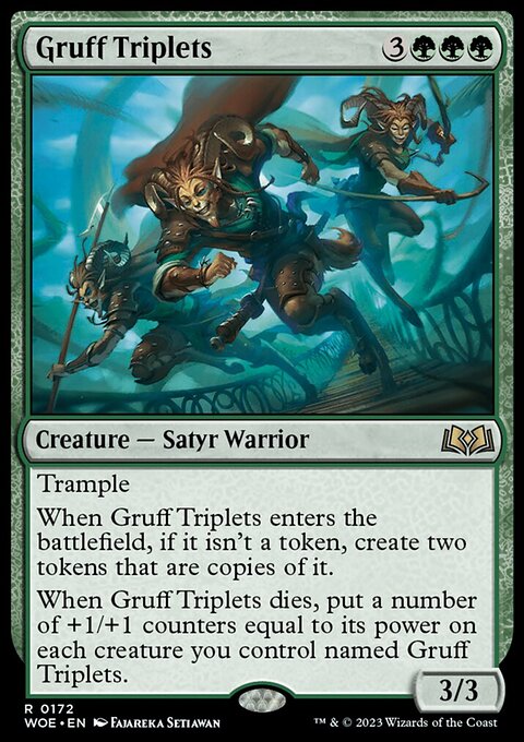 Wilds of Eldraine: Gruff Triplets