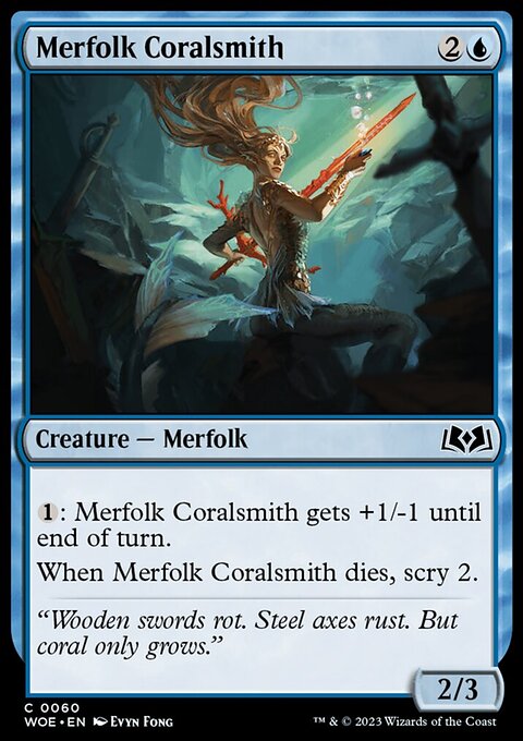 Wilds of Eldraine: Merfolk Coralsmith