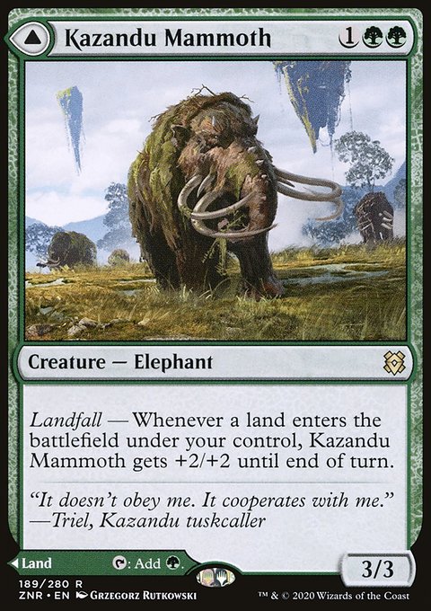 Zendikar Rising: Kazandu Mammoth
