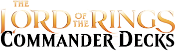 The Lord of the Rings: Tales of Middle-earth Commander Decks logo